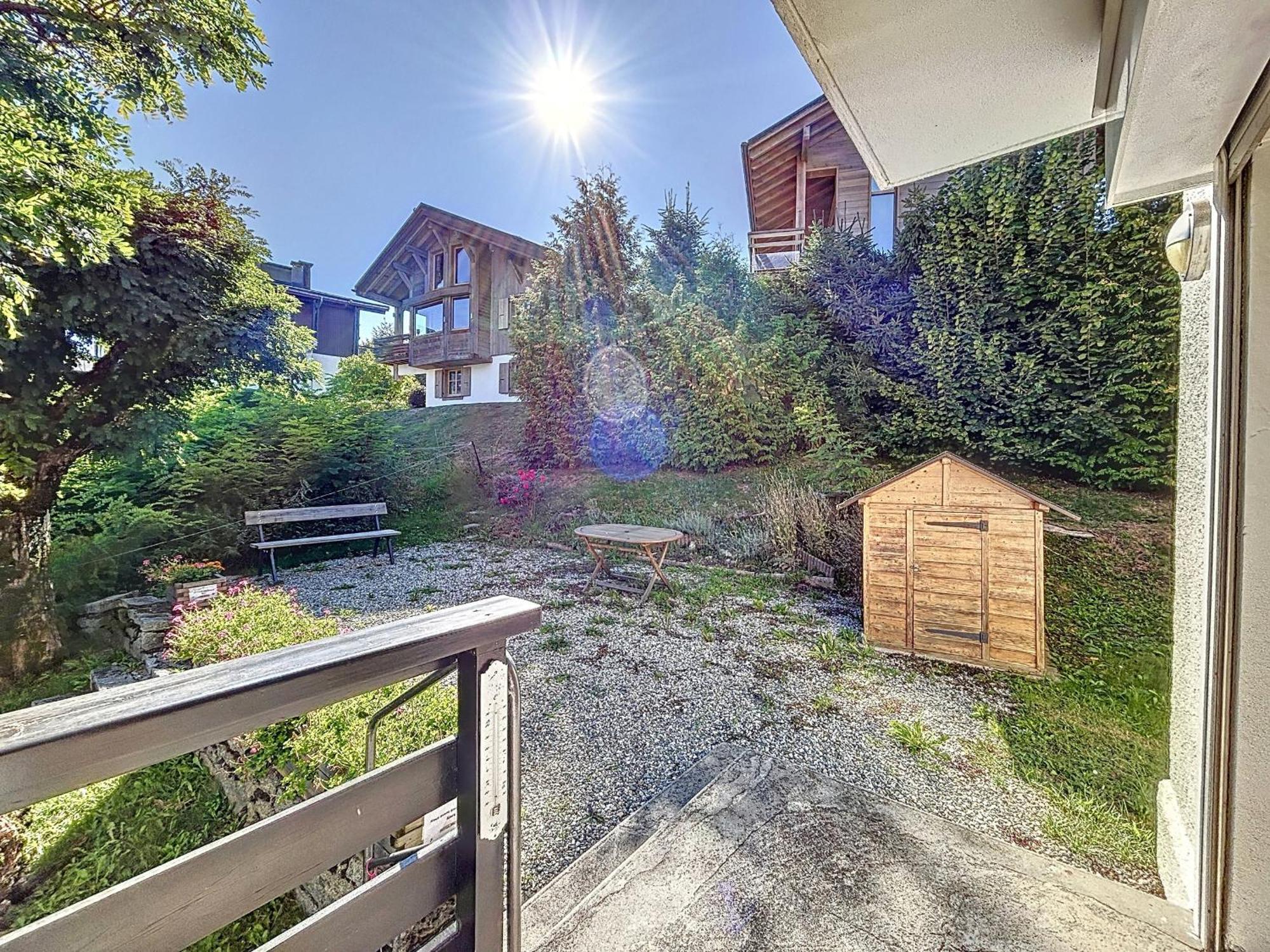 Bel Apt Au Centre De Combloux Avec Jardin, Balcon, Wifi Et Parking A 300M Des Commerces - Fr-1-560-52 ภายนอก รูปภาพ
