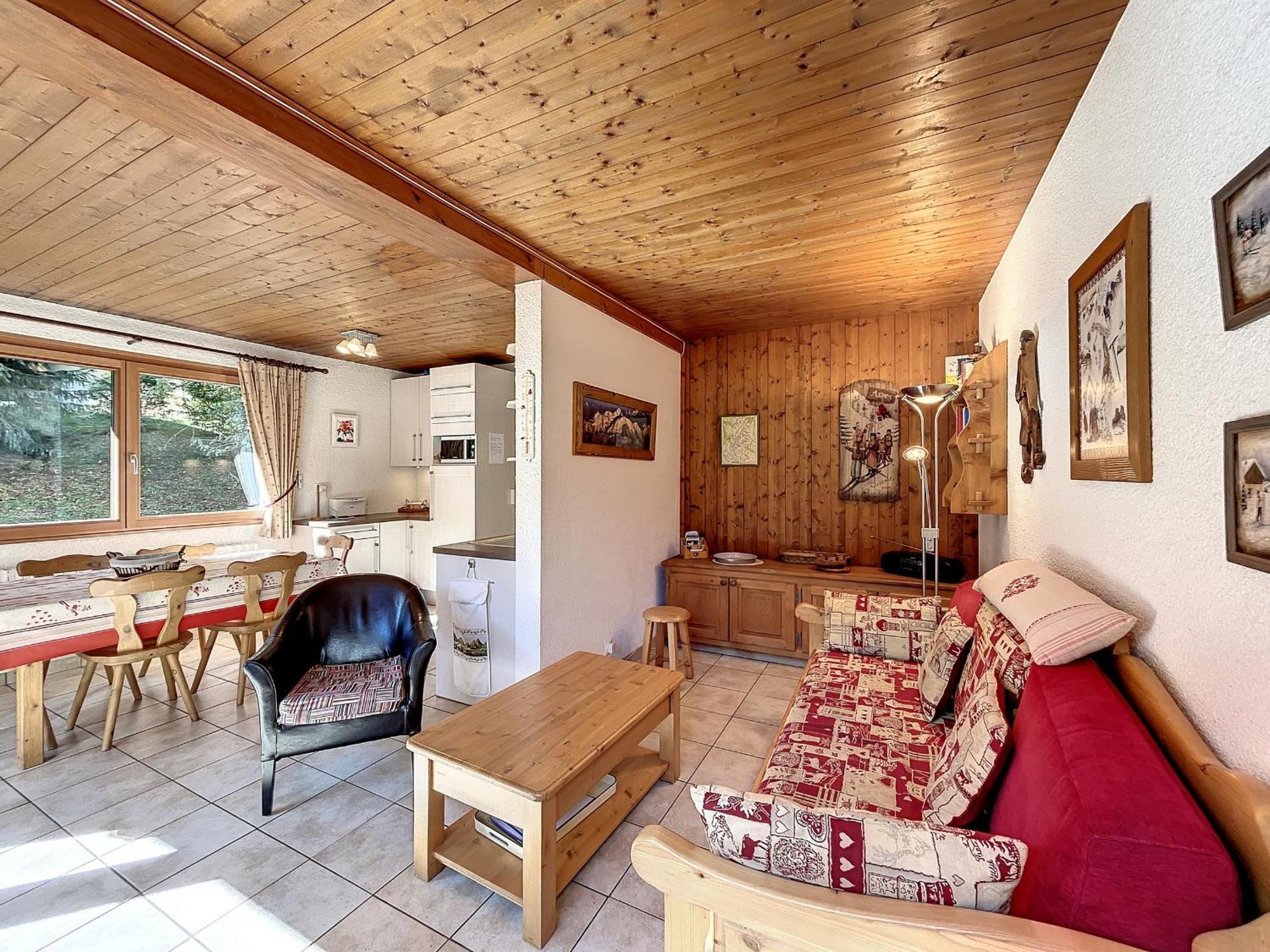 Bel Apt Au Centre De Combloux Avec Jardin, Balcon, Wifi Et Parking A 300M Des Commerces - Fr-1-560-52 ภายนอก รูปภาพ