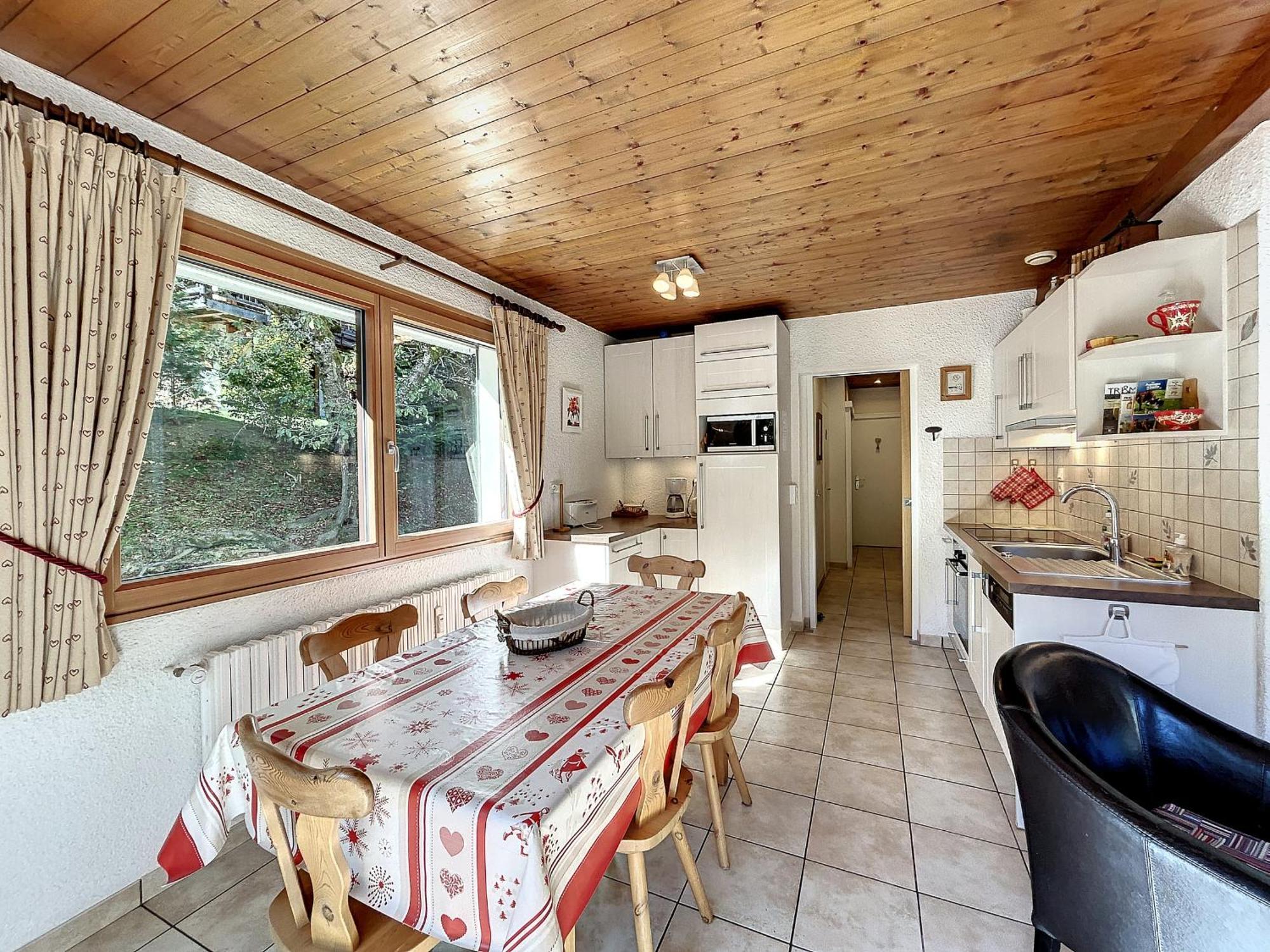 Bel Apt Au Centre De Combloux Avec Jardin, Balcon, Wifi Et Parking A 300M Des Commerces - Fr-1-560-52 ภายนอก รูปภาพ